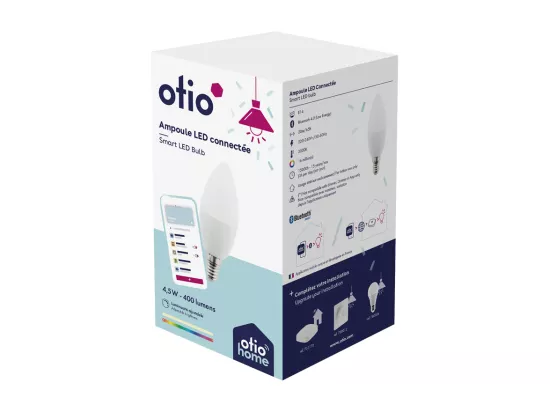 Ampoule LED connectée Bluetooth E14 5W - Otio