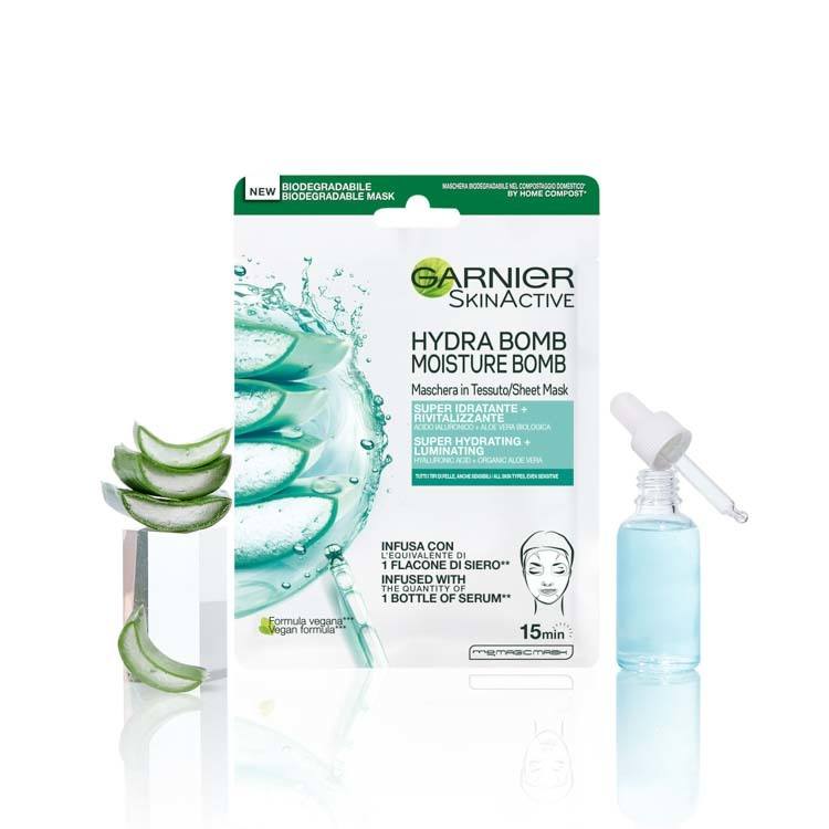 Garnier Moisture Bomb Aloe Sheet Mask 1pcs