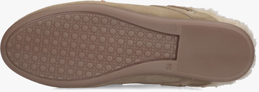 camel posa loafers boat loafer mule fur