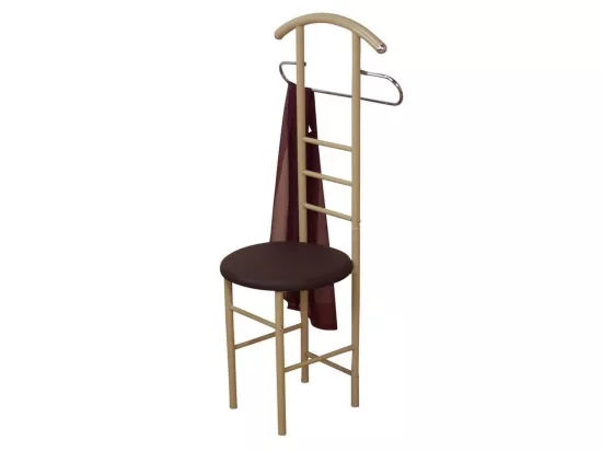 Chaise de chambre / beige 53 x 47 x 118 cm MED05103