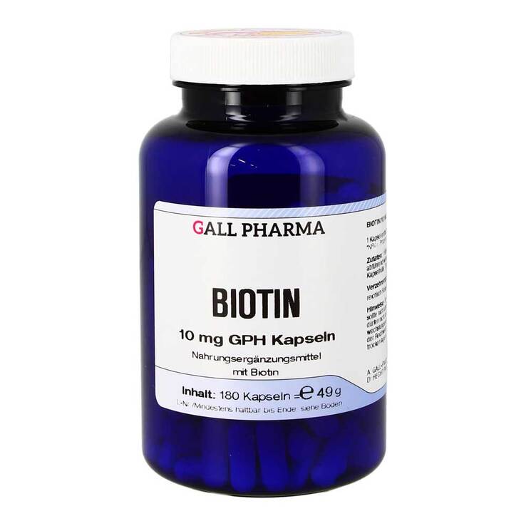 Biotin 10 mg GPH Kapseln, 180 St