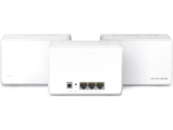Mercusys Halo H80X (3-pack), Hvid, Intern, Mesh-system, 650 m², Dual-band (2,4 GHz / 5 GHz), Wi-Fi 6 (802.11ax)