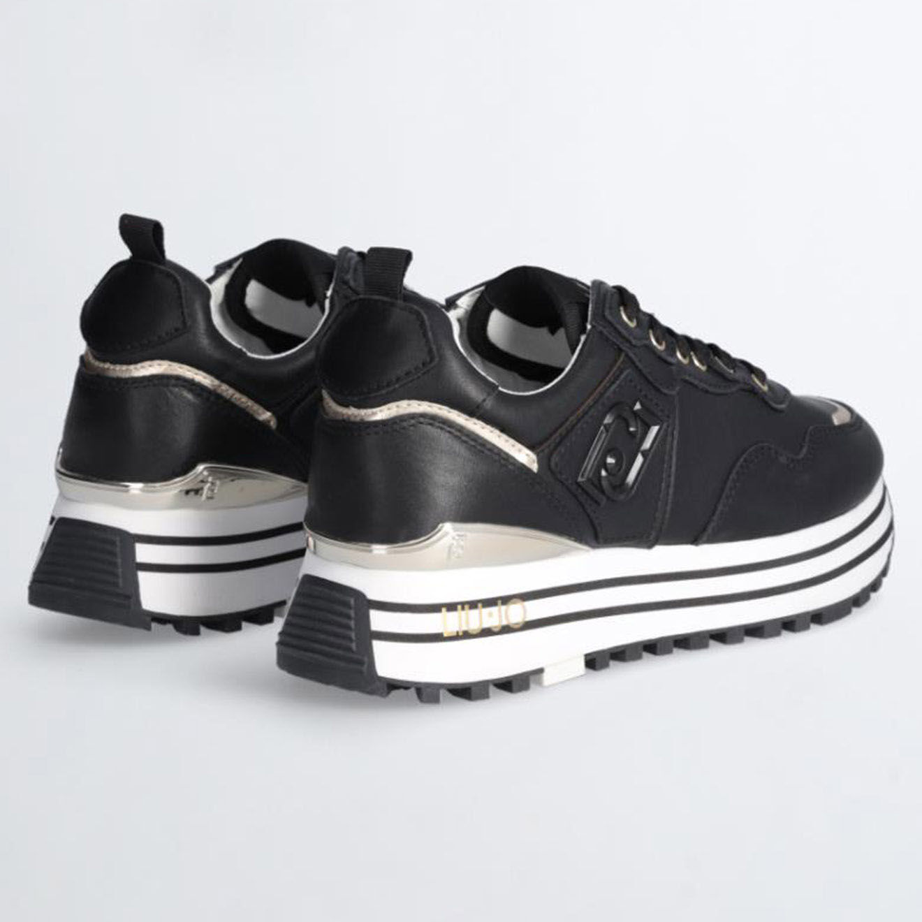 Liu-Jo Sneakers en Cuir Mahaut noires