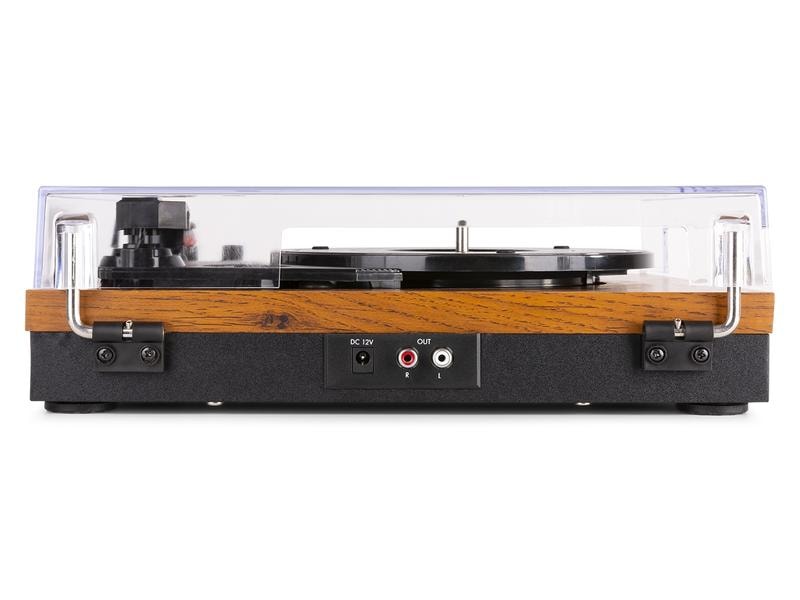Fenton Plattenspieler Set RP165B Braun Plattenspieler Set mit Bluetooth
