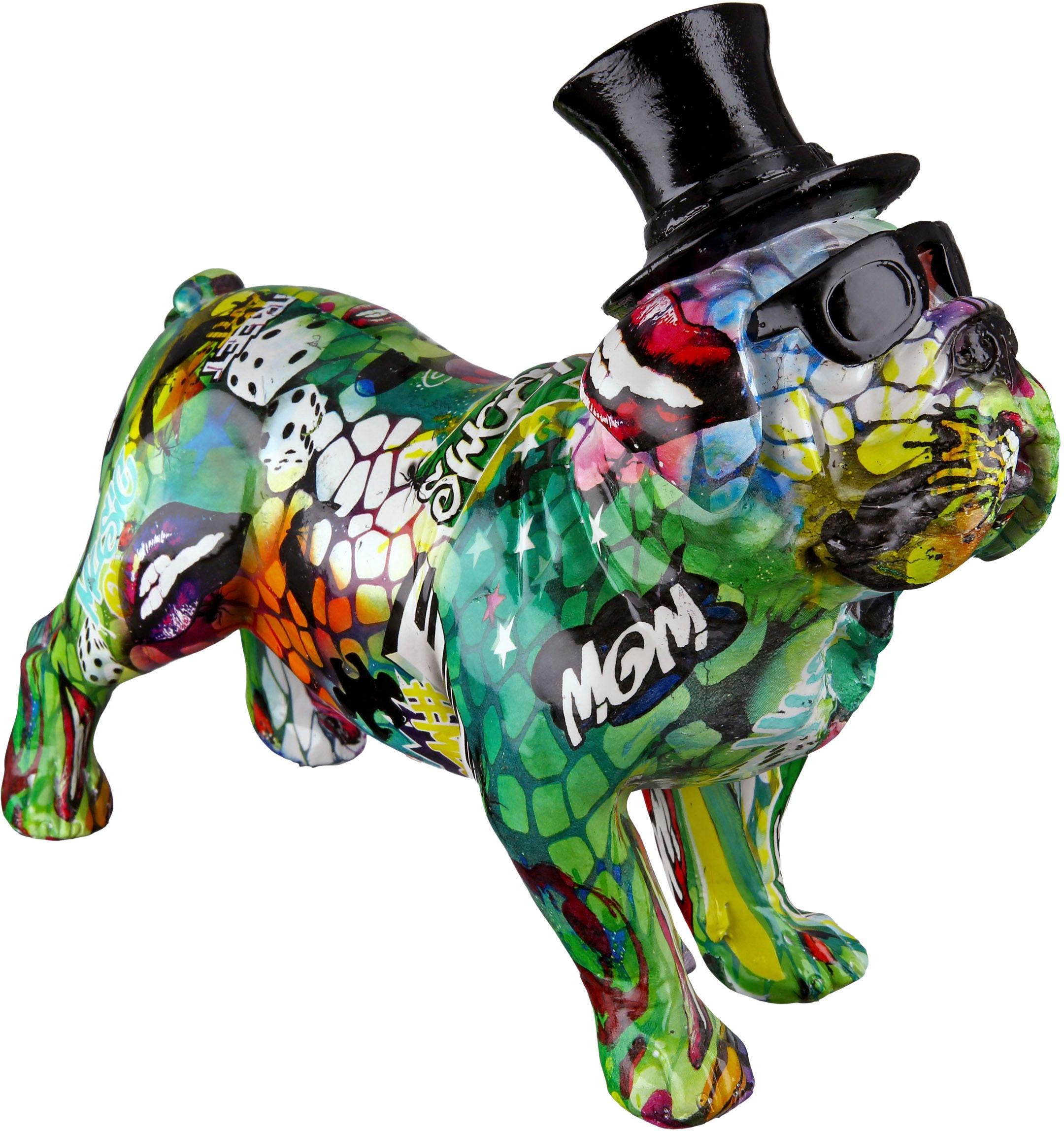 Casablanca by Gilde Tierfigur »Mops Street Art« Graffiti-Design