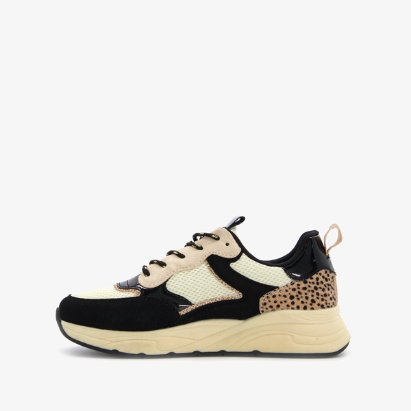 Blue Box dames sneakers zwart/beige