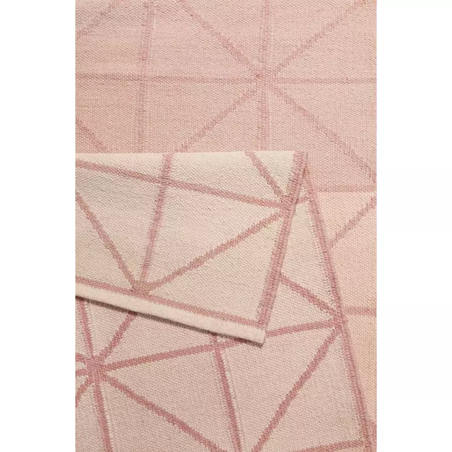 Esprit Kurzflorteppich Noora Kelim rosa