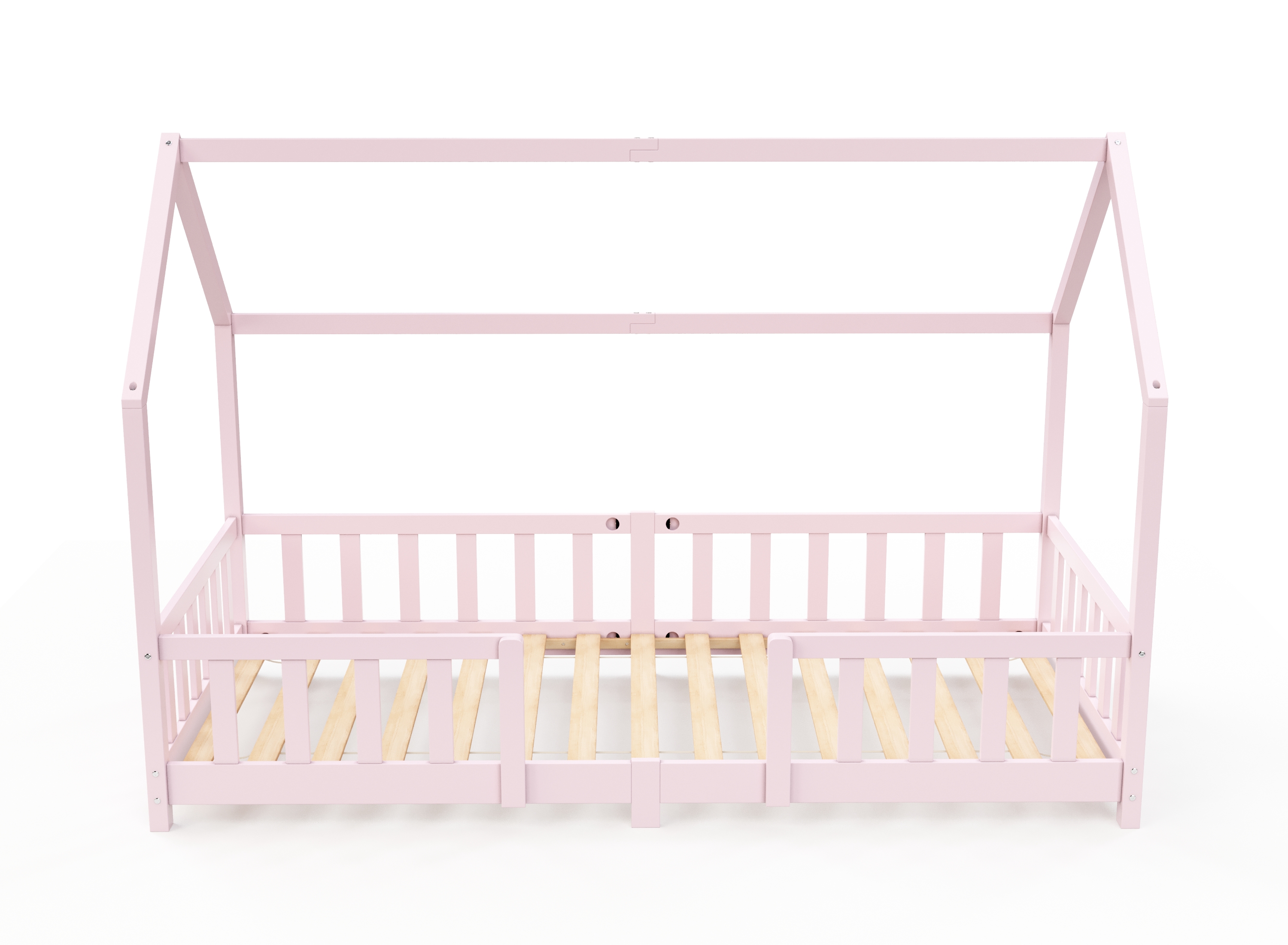 Kinderbett MAISON 90 x 200 cm rosa