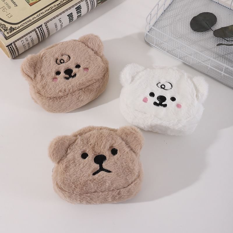 Ikiana - Bear Chenille Coin Purse (Diverse ontwerpen)