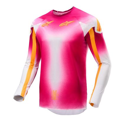 Maillot cross Alpinestars SUPERTECH - SX MIG AFD 2025 - Rose / Blanc