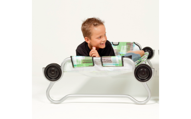 Kid-O-Bed Blockpattern Kinder Feldbett 156,5 x 70 cm