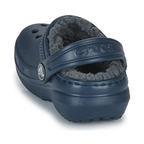 Crocs - CLASSIC LINED CLOG T - Marine / Gris