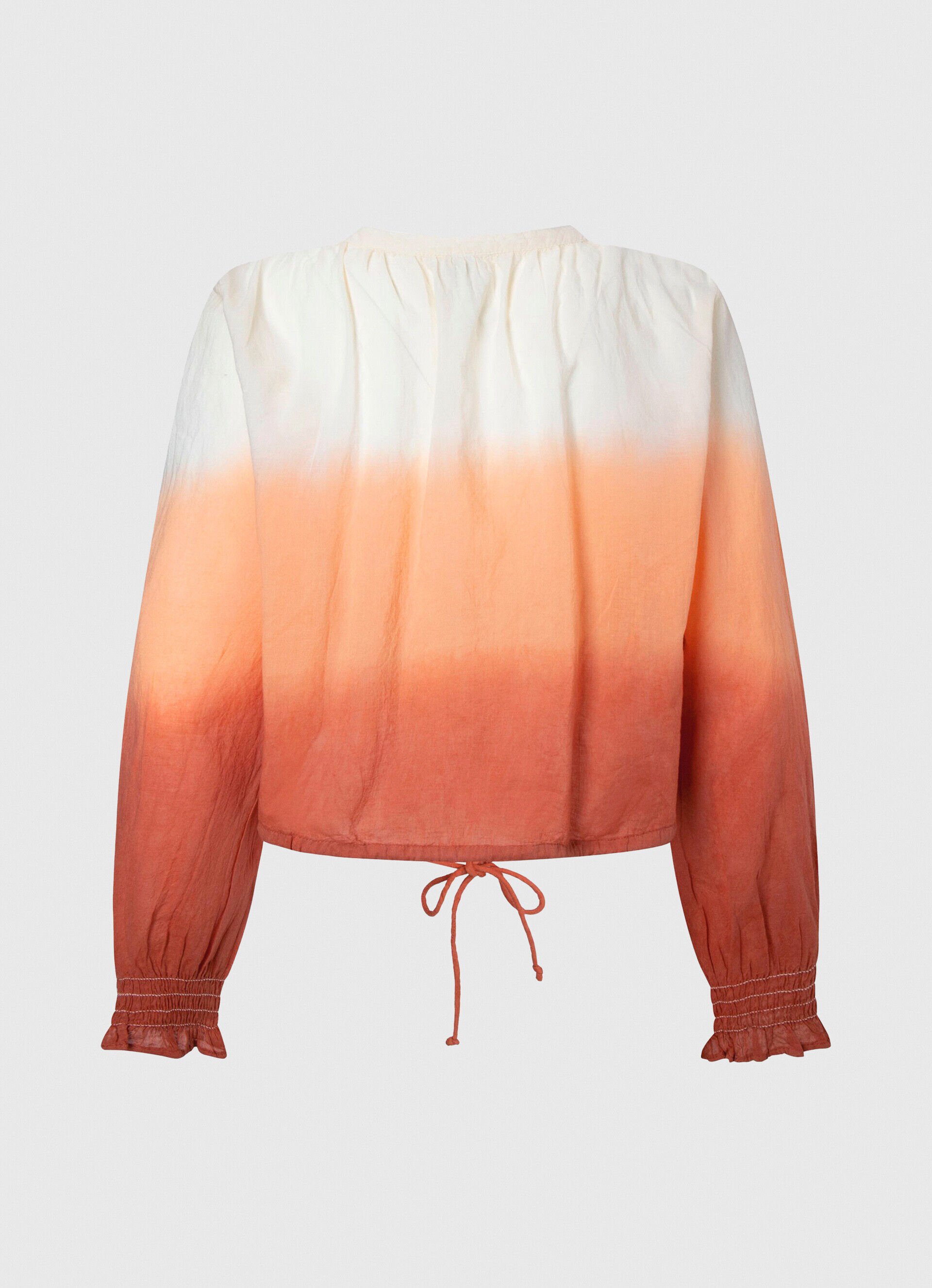 CAMISA COM BLOCOS DE CORES EM DEGRADÊ - multicolorida