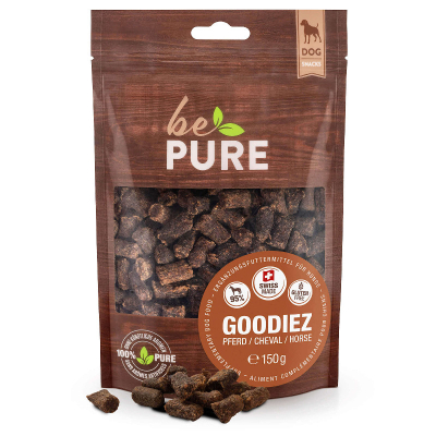 bePure Hundesnack Goodiez Pferd 150g