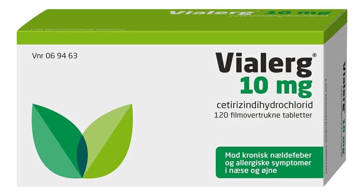 Vialerg 10 mg - 120 tabletter