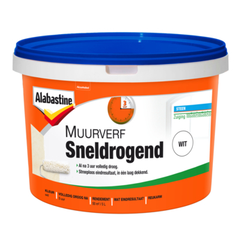 Alabastine muurverf sneldrogend wit 5 l