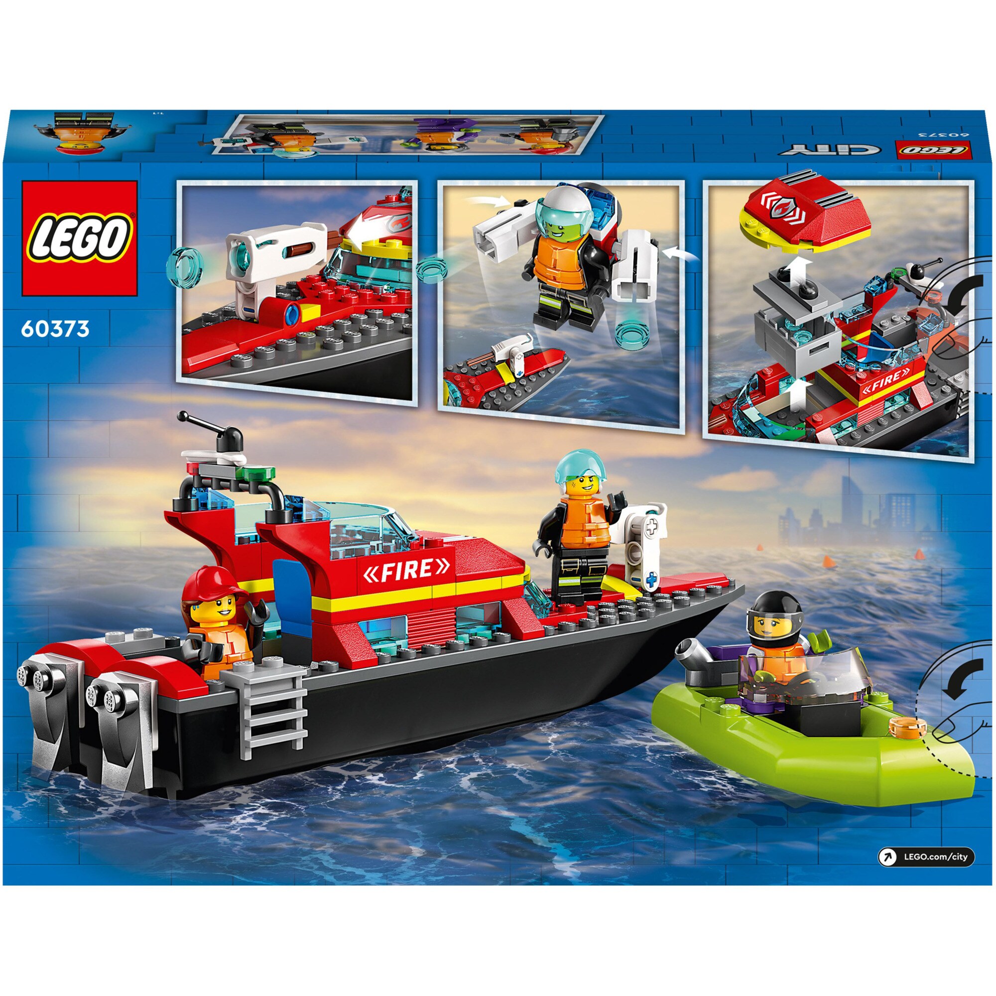 LEGO Konstruktionsspielzeug City Feuerwehrboot