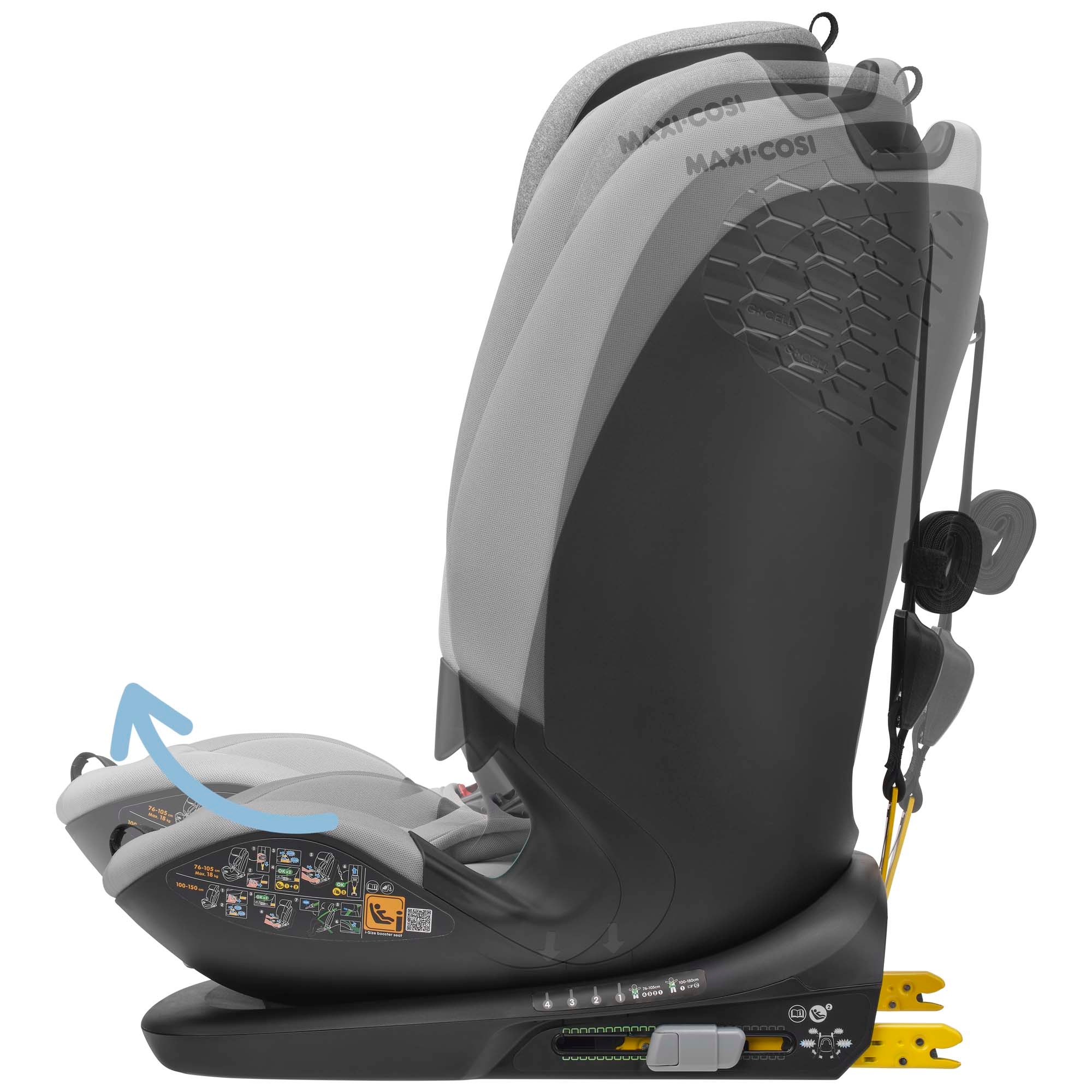 Maxi-Cosi Titan Plus i-Size grijs - isofix autostoelen - Prénatal