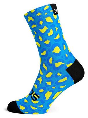 Paire de Chaussettes - Blue Leopard Socks
