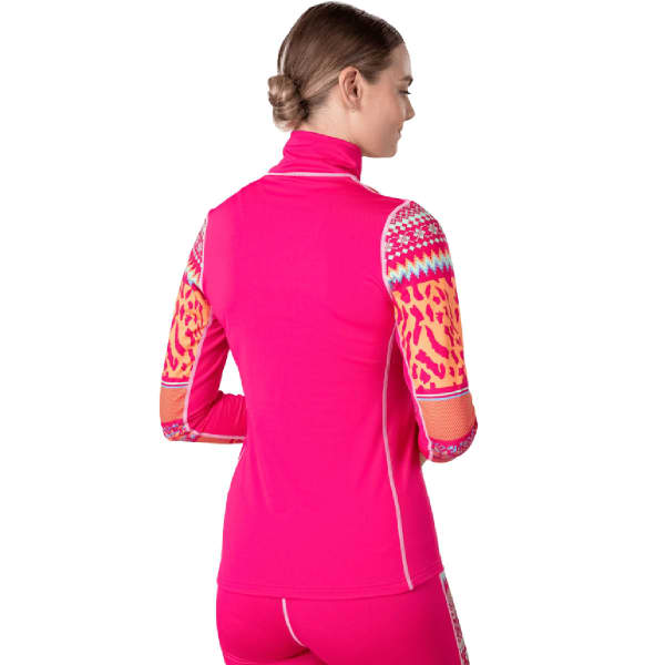 T-shirt thermique KARI TRAA LILJA HZ BERRY