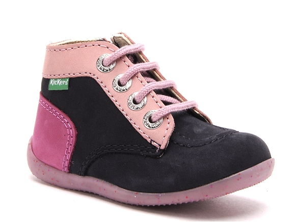 Kickers boots bottine bebe bonzip marine bleu