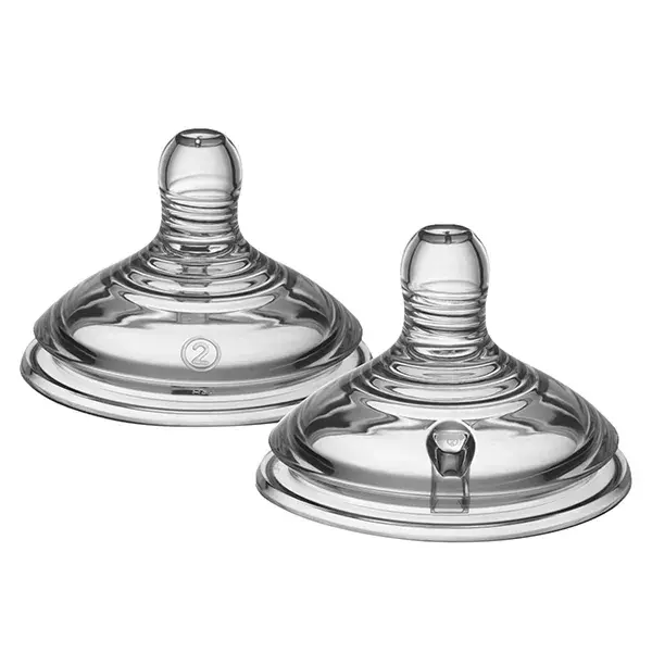 Tommee Tippee Closer To Nature Tétine Débit Moyen Lot de 2