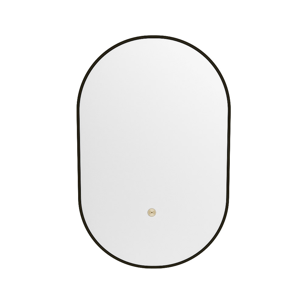 Mondiaz Glow ovale spiegel 45x90cm met verlichting urban
