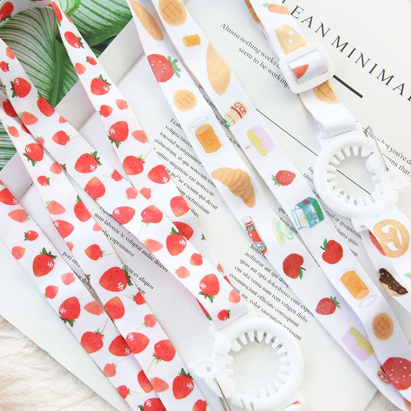 Leuke essentials - Draagriem voor drinkfles met print (verschillende designs)