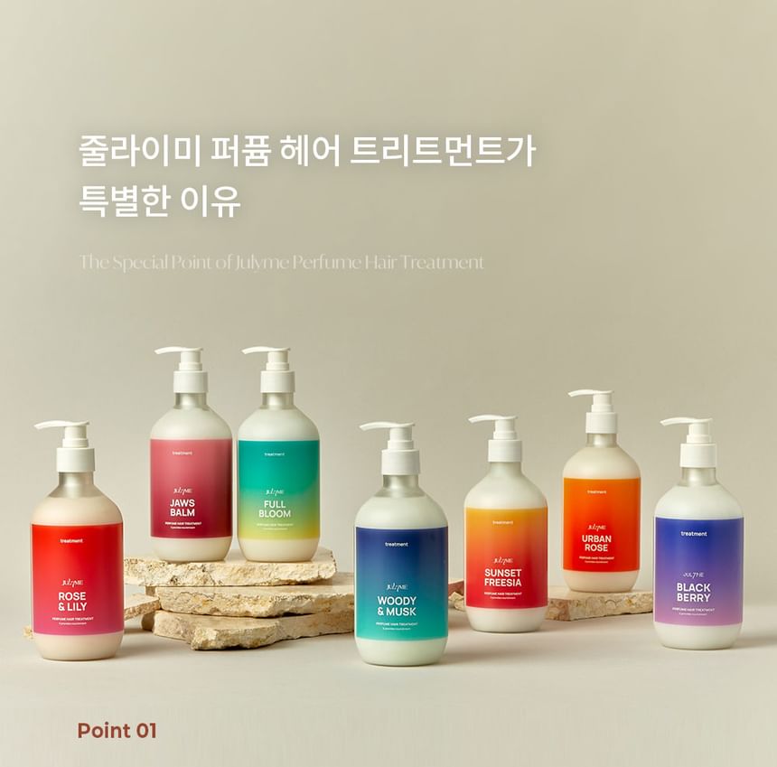 JULYME - Parfum Haarverzorging - 8 Soorten