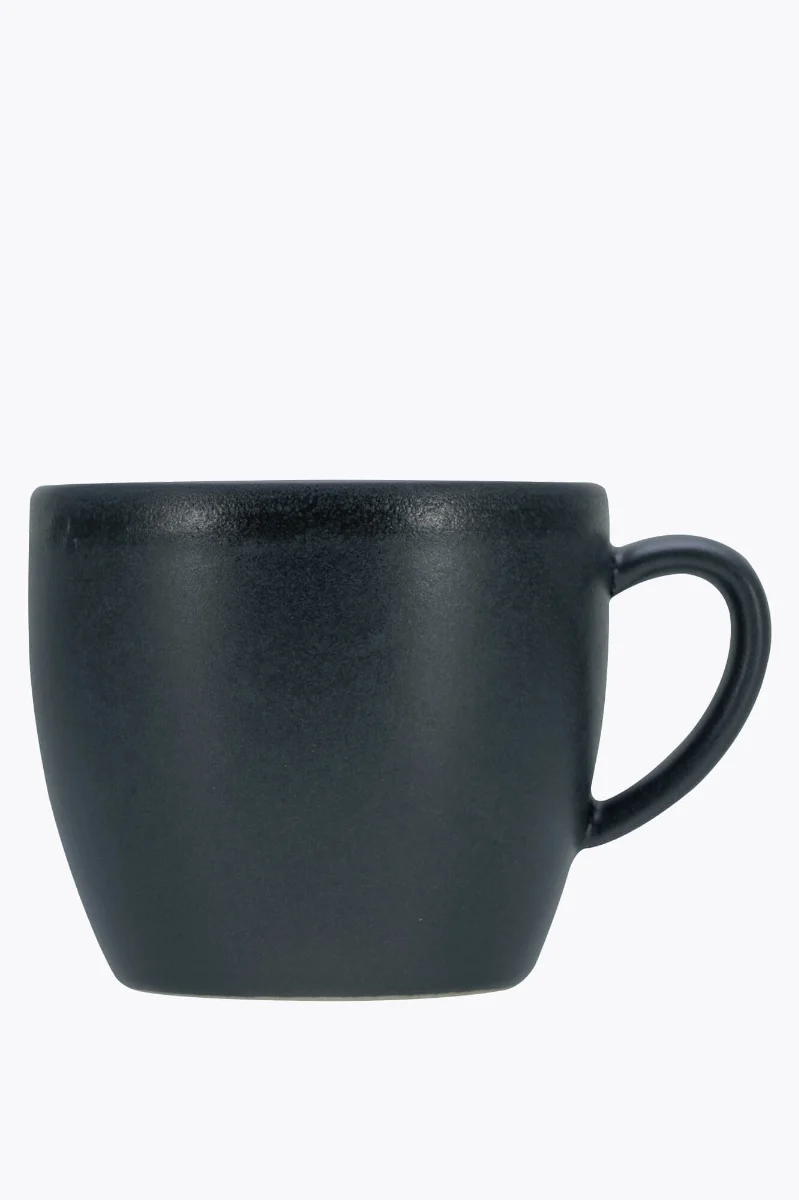 CreaTable Soft Touch Black Cappuccinotasse mit Untertasse