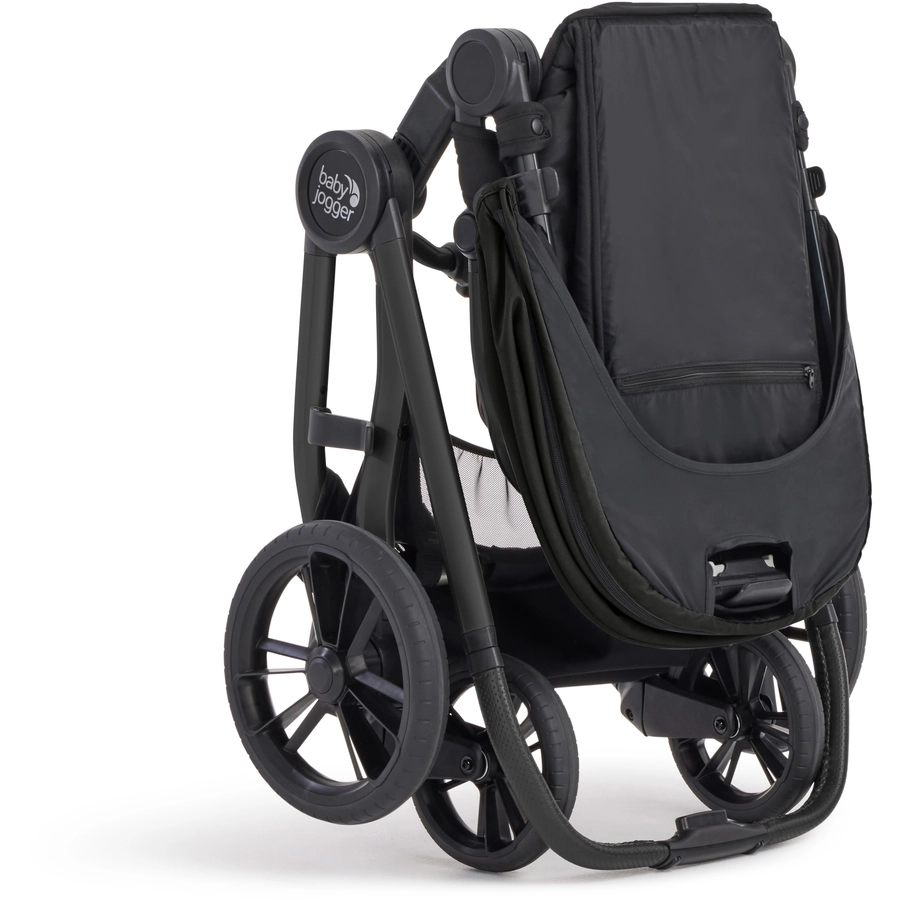 baby jogger Kinderwagen City Sights Rich Black inkl. Babywanne und Wetterschutz