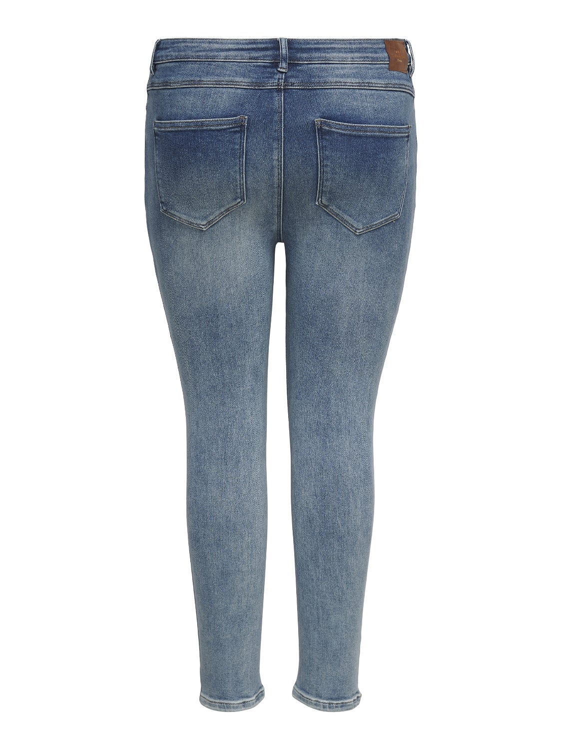 CARKILA Hohe Taille Skinny Fit Jeans Medium Blue Denim