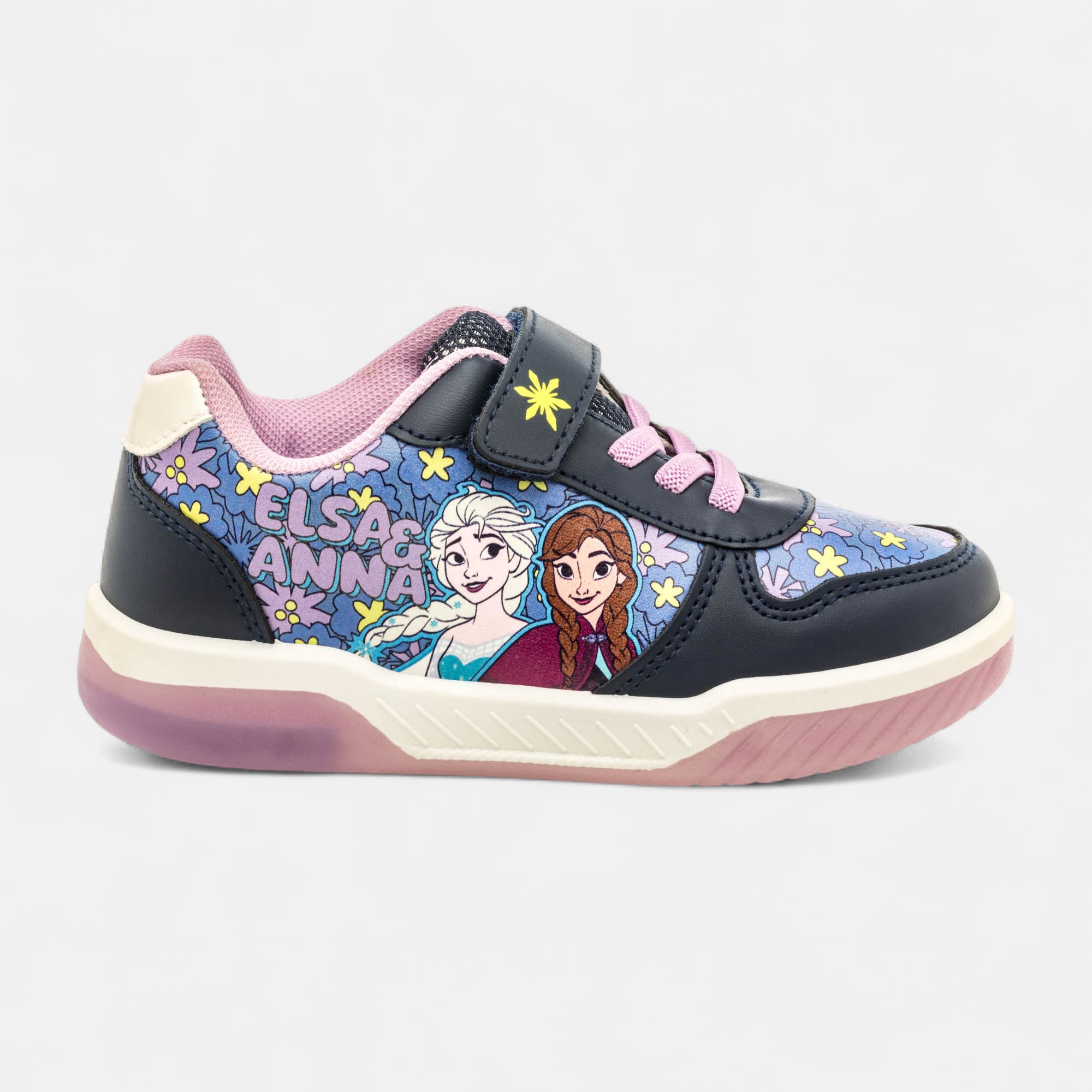 Baskets Fille bleu marine
