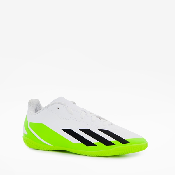 Adidas X Speedportal 4 kinder zaalschoenen wit