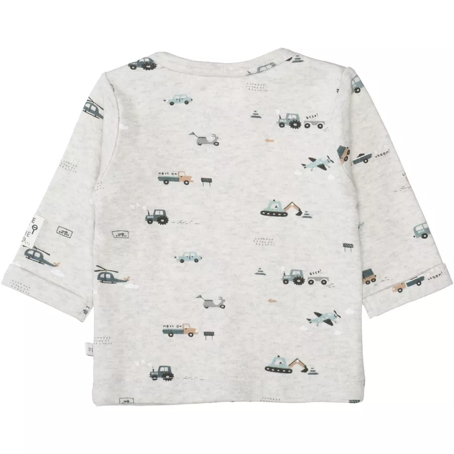 STACCATO Langarmshirt light grey melange