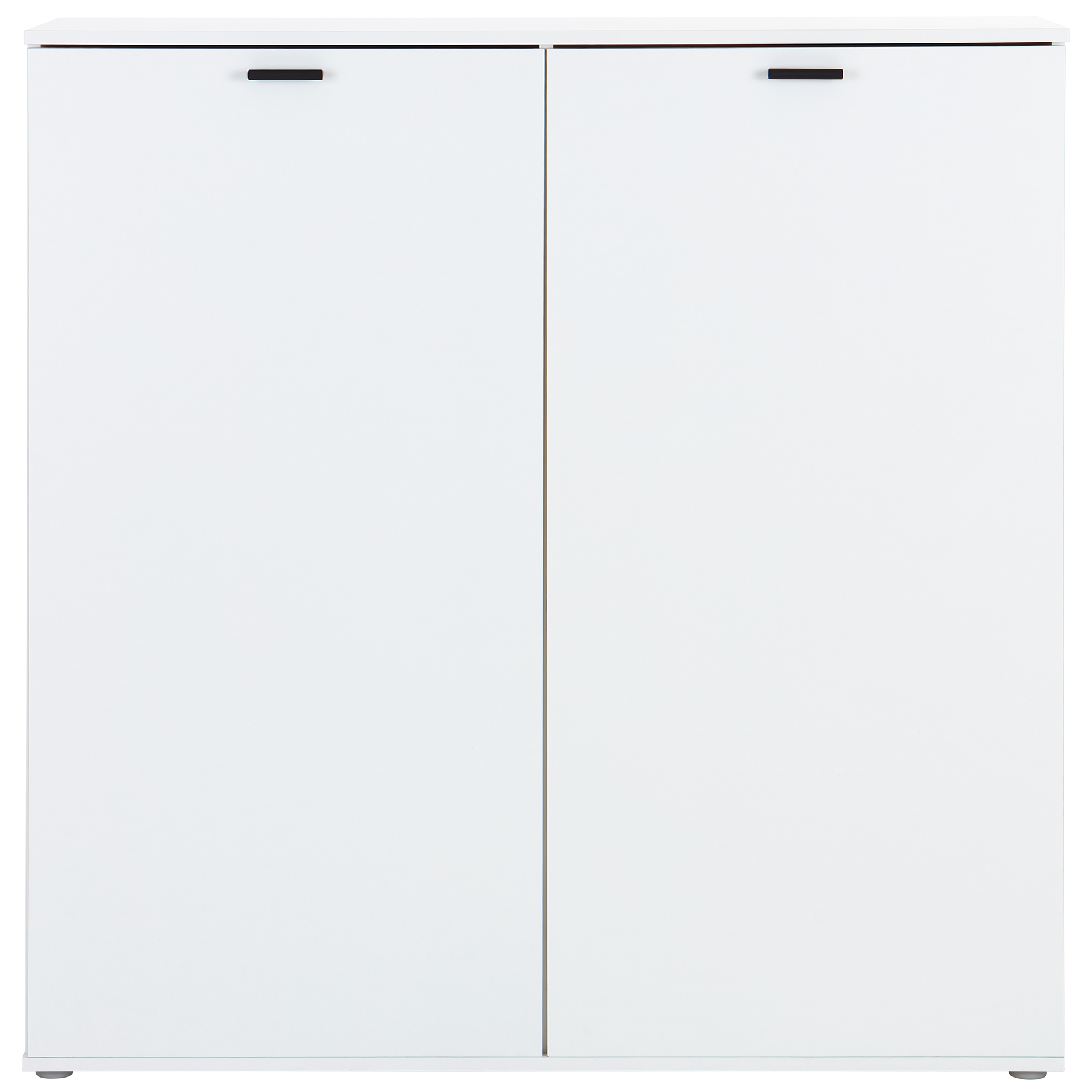 Schuhschrank - weiß - 125 cm