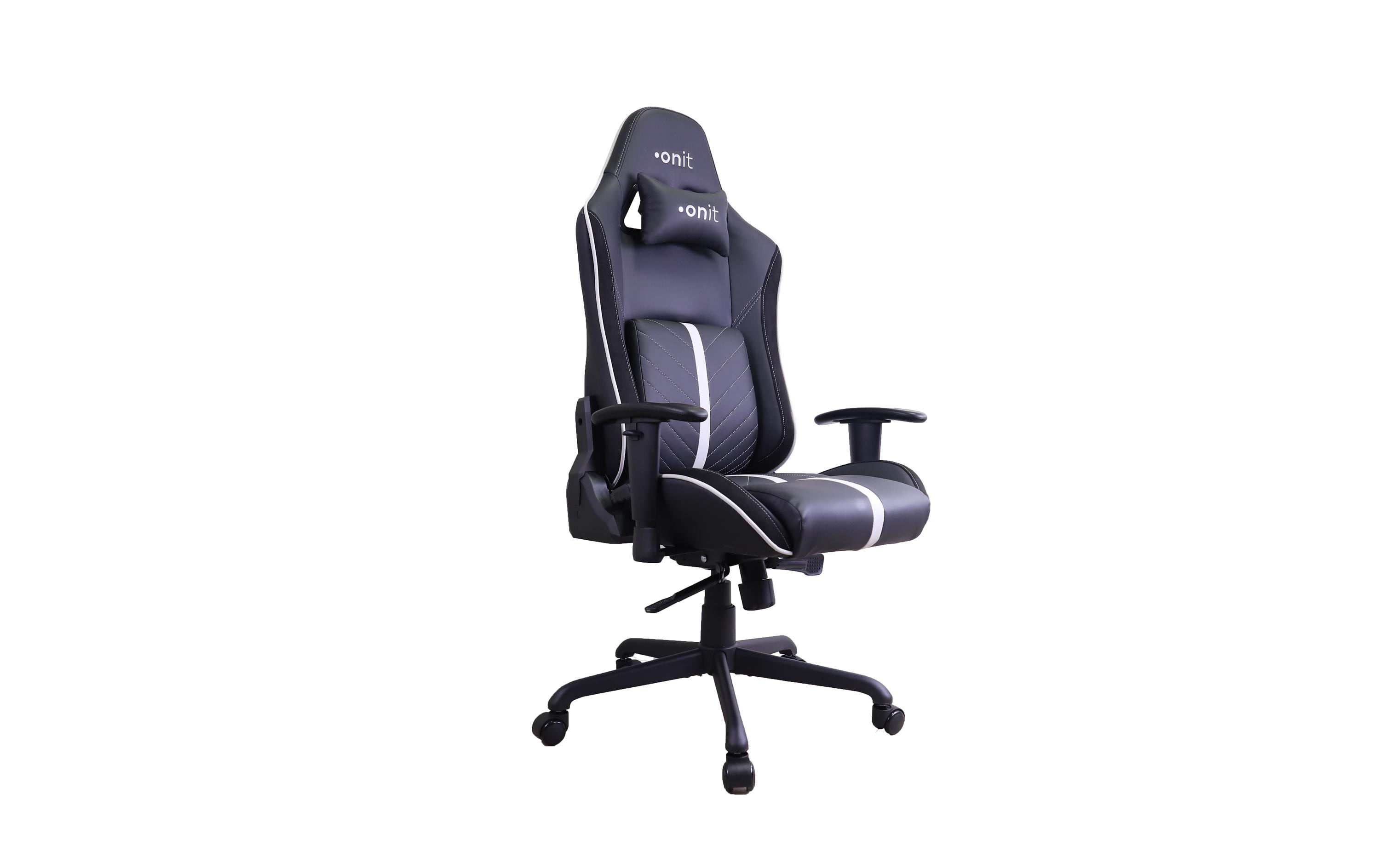Gaming-Stuhl Pro Schwarz/Grau<br>Ergonomischer Stuhl für lange Gaming-Sessions und Arbeitstage