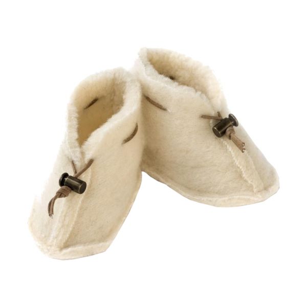 Alwero Emo Slofjes – 0-6 Mnd – Naturel