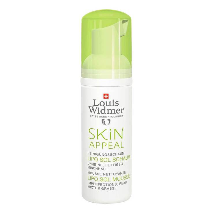 Widmer Skin Appeal Lipo Sol Schaum unparfümiert, 150 ml