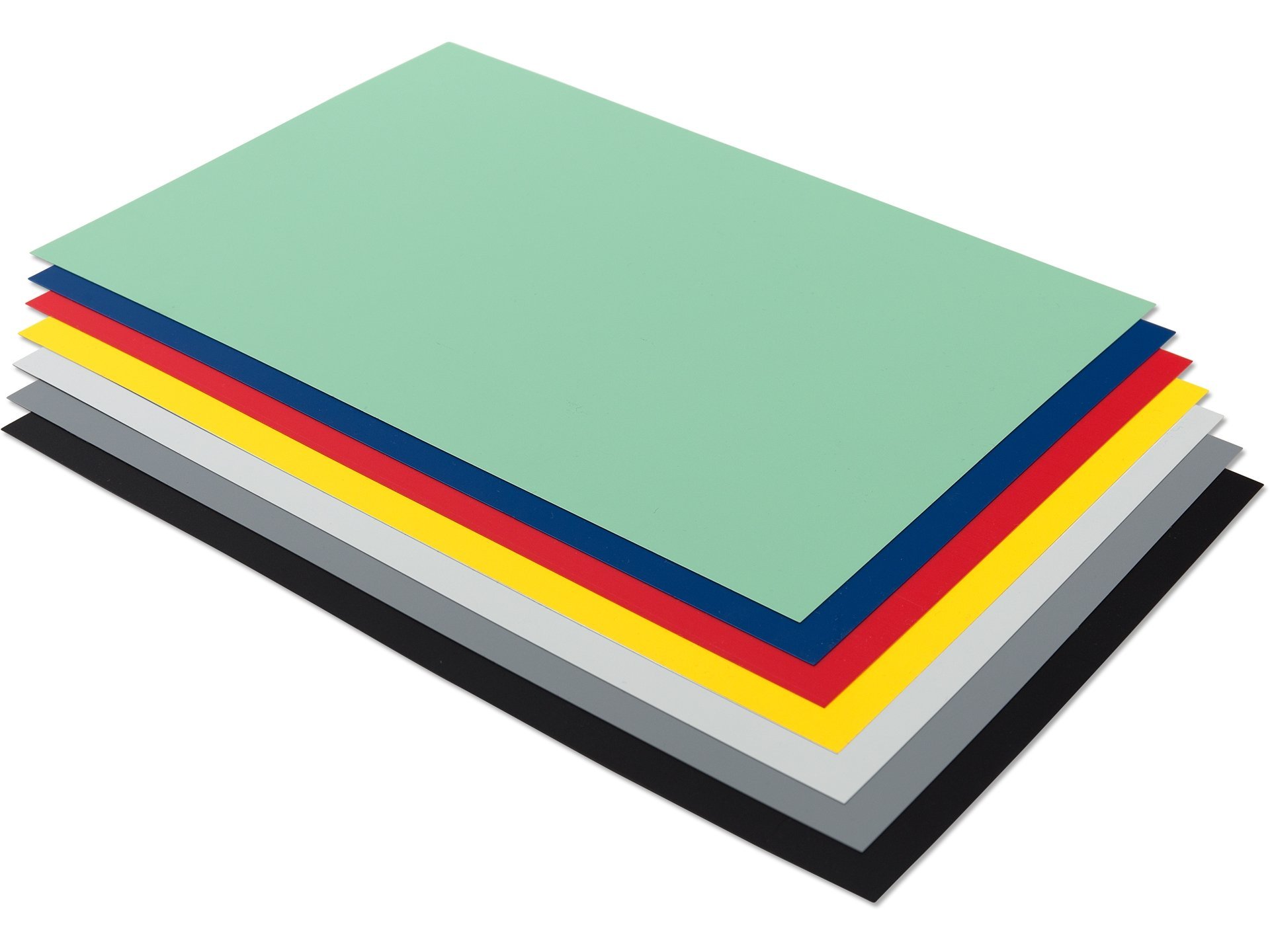 PVC-hart opak, farbig