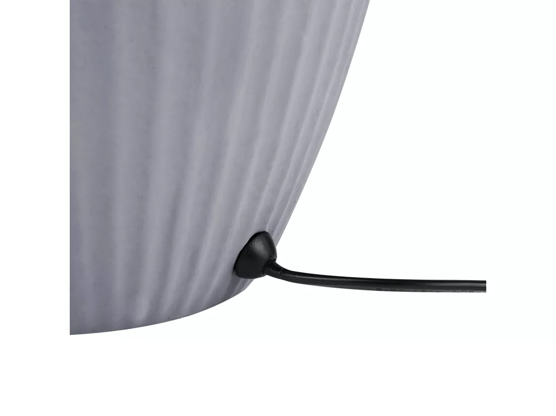 Lampe à poser FERGUS Céramique Gris