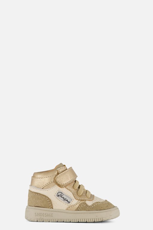 Shoesme leren lopen sneakers goud