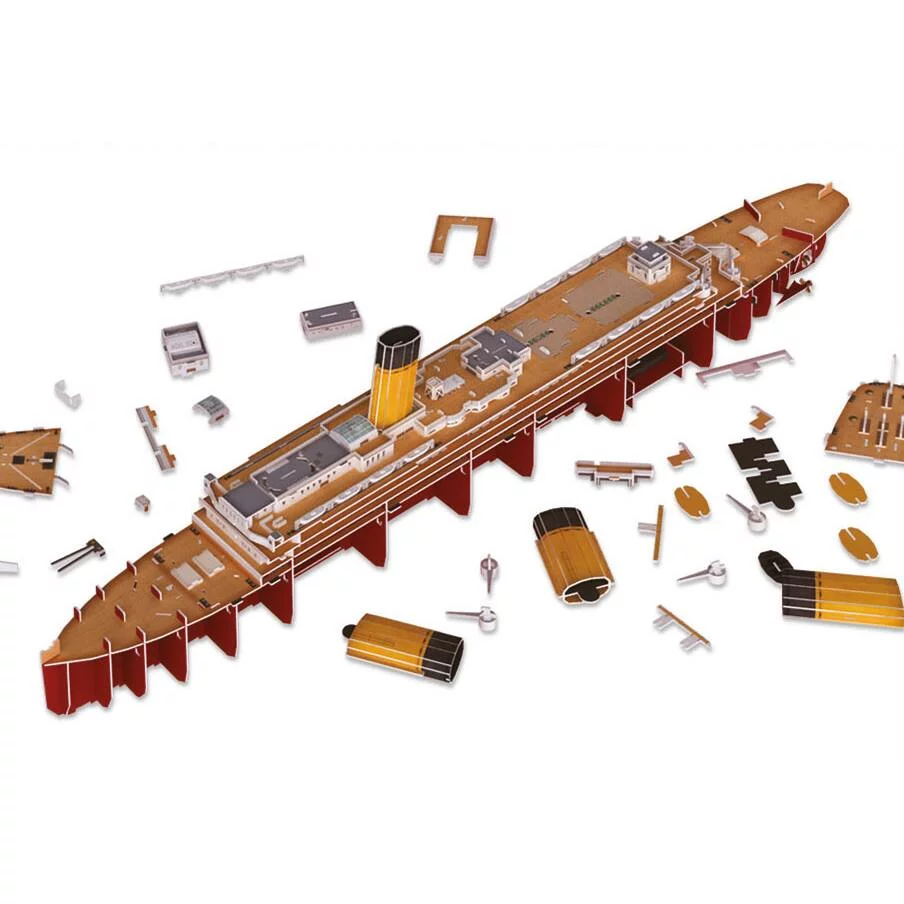 PUZZLE 3D - RMS TITANIC LED  266 PIECES