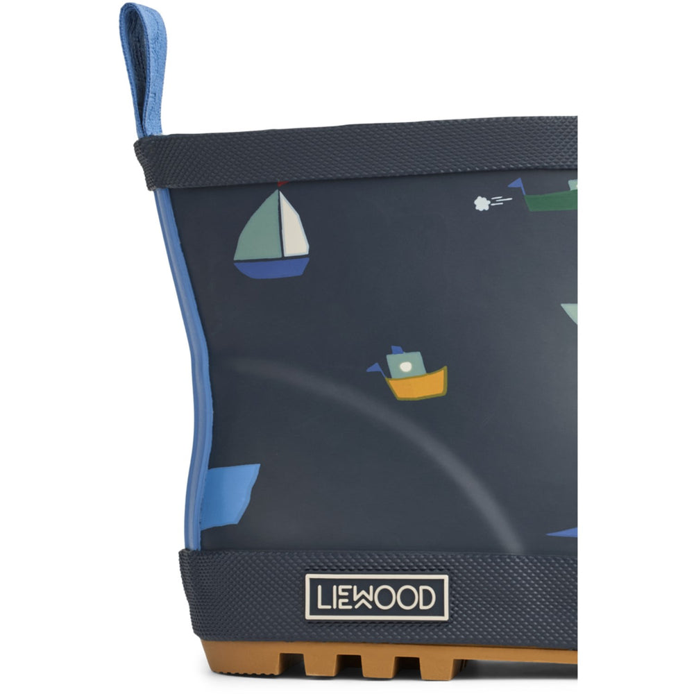 Køb LIEWOOD Sailing / Classic Navy Tekla Printed Gummistøvler