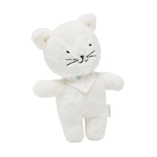 Peluche Chat   Écru        de               P'tit bisou