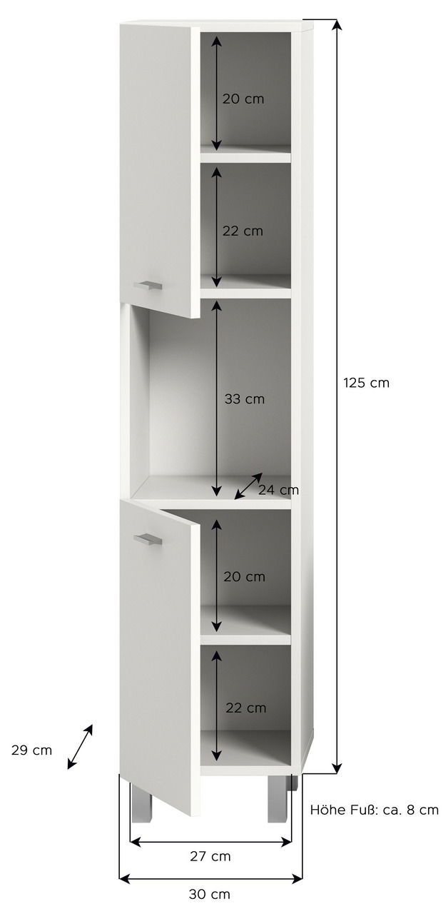 MID.YOU Badschrank BOSTON