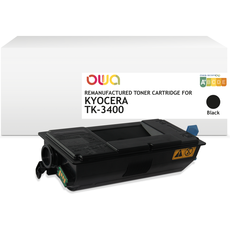 Toner remanufacturé OWA - standard - Noir - pour KYOCERA TK-3400