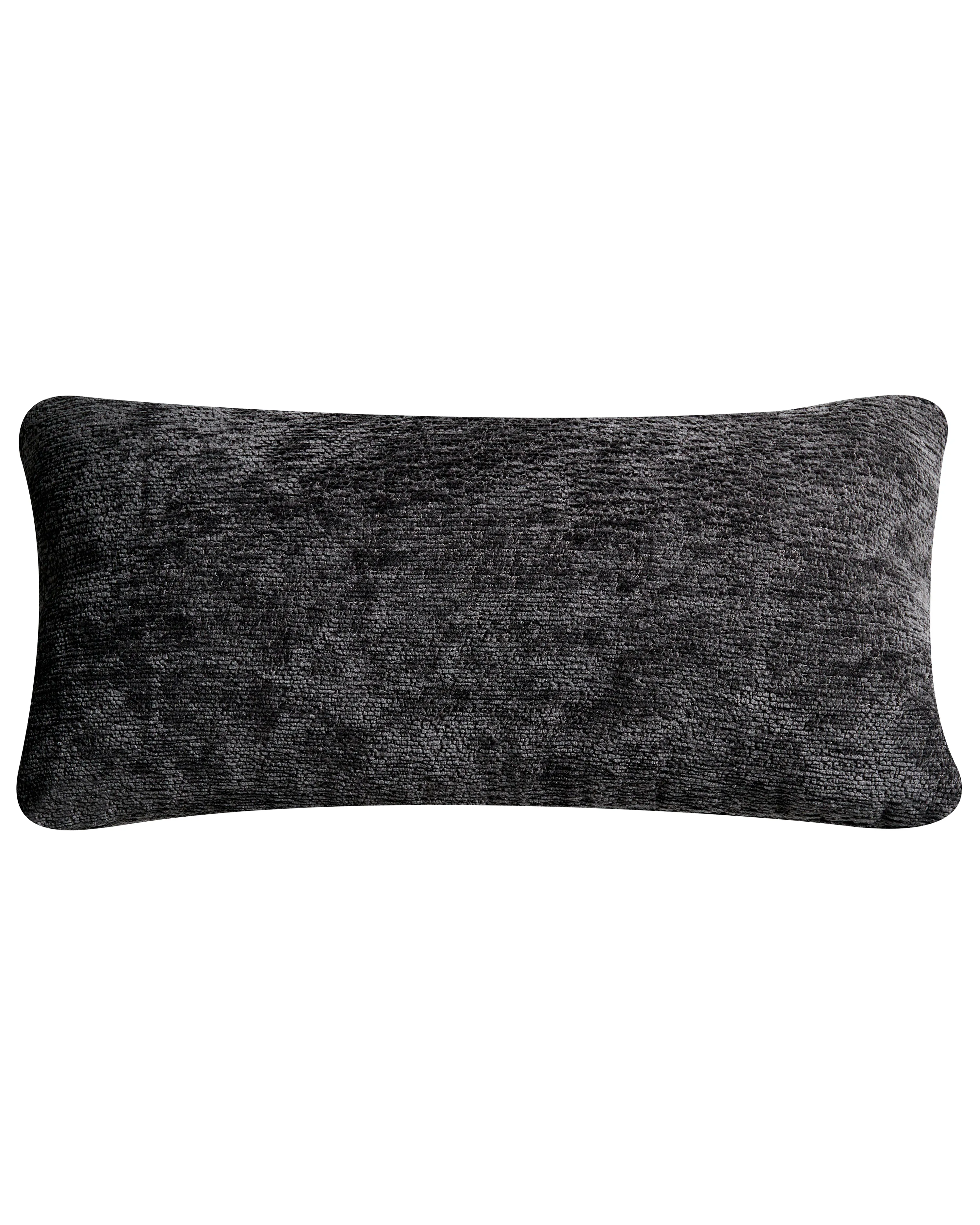 Draaifauteuil TOVIK met voetenbank Chenille Zwart
