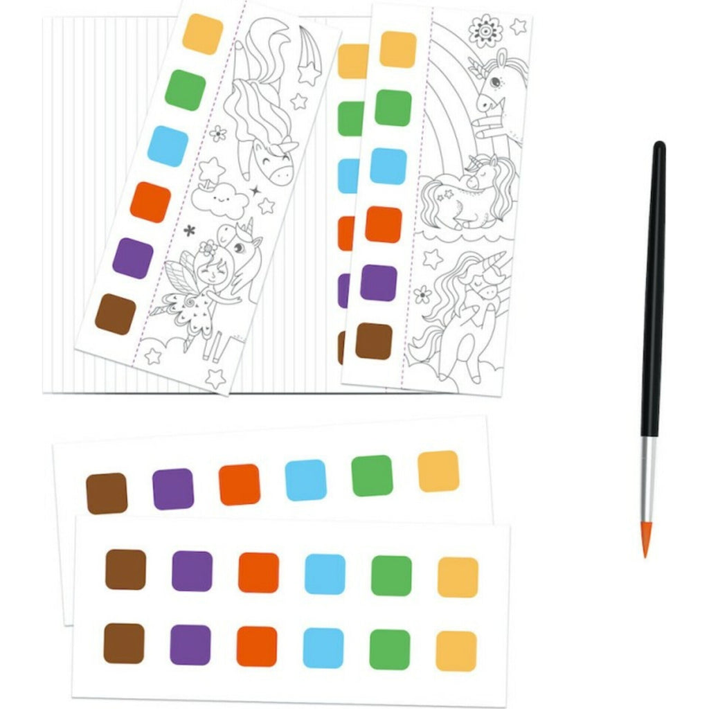 Watercolour Painting Book - Unicorns