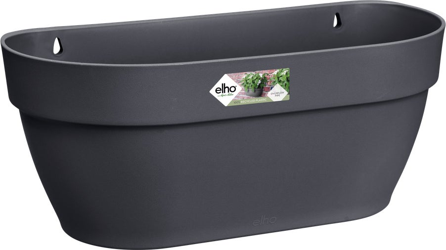 Elho muur plantenbak Vibia Campana antraciet 35 x 16,2 x 14,8 cm